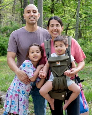 Hilda L. and her family at the annual Shrine Retreat